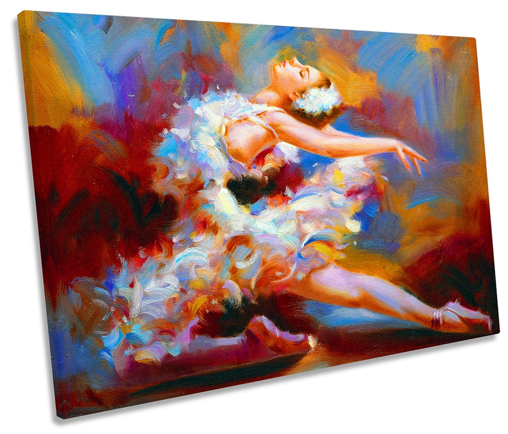 Ballerina Dancer Modern Multi-Coloured