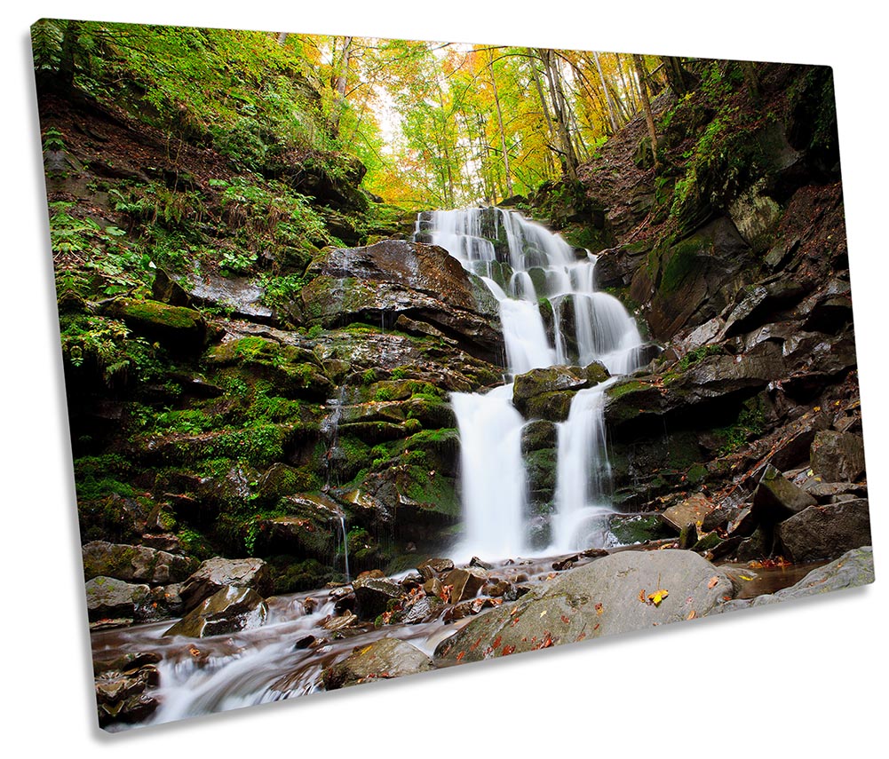 Landscape Waterfall Green