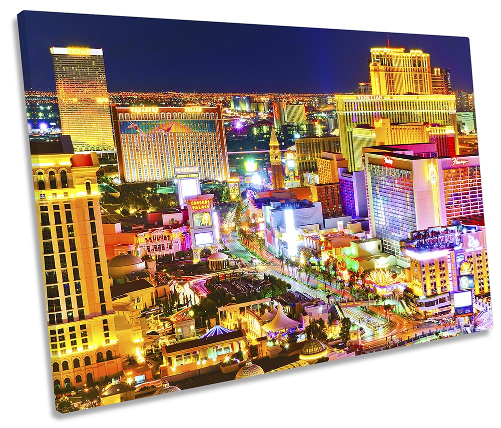 las Vegas Strip Skyline City Multi-Coloured