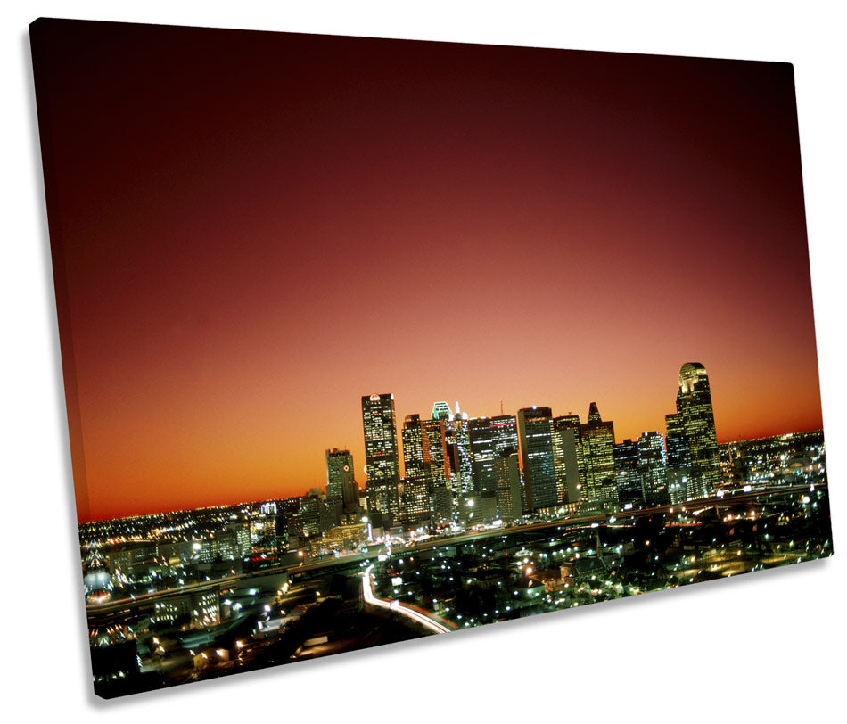 Dallas Texas City Skyline