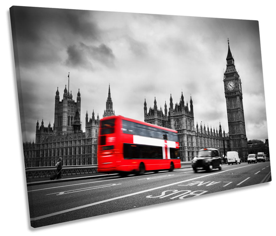 London Red Bus Big Ben City