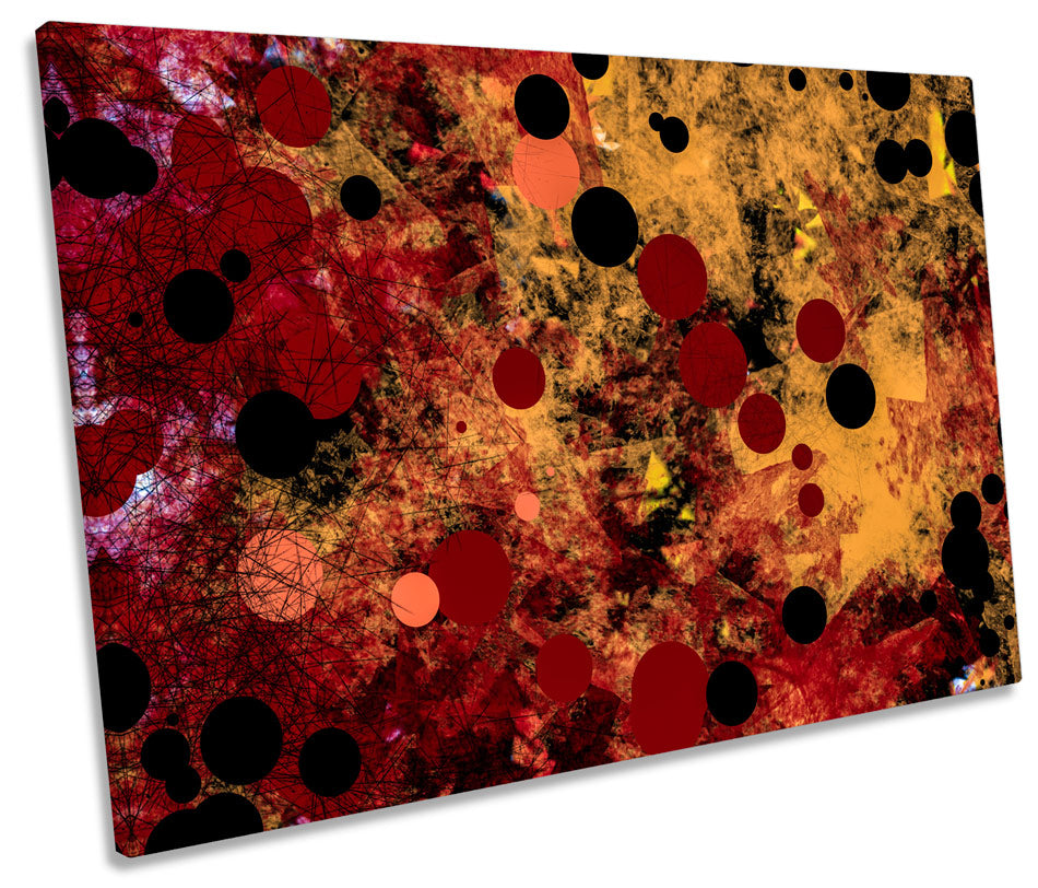 Abstract Grunge Red Spots