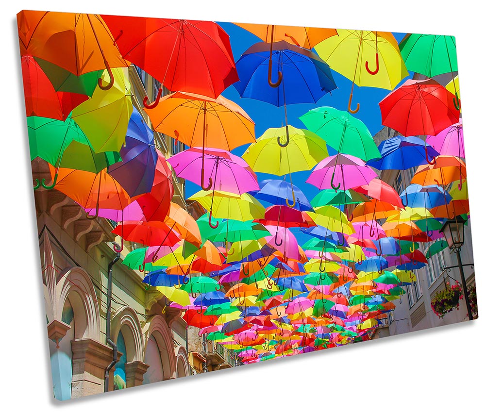 Umbrella Sky Modern Multi-Coloured