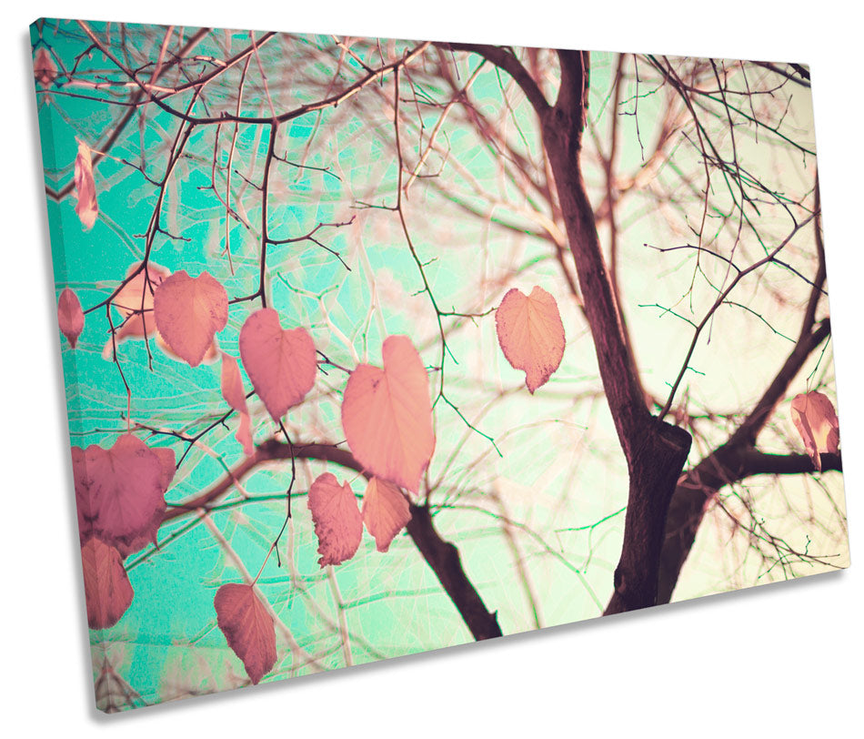 Love Heart Tree Floral Leaves