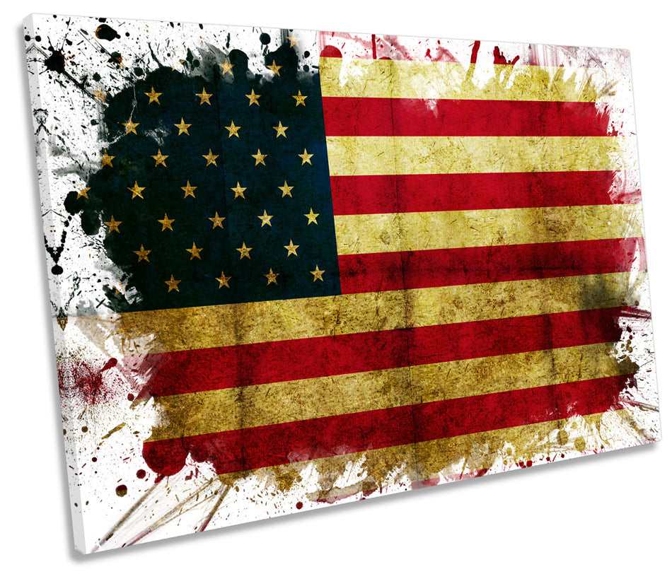 American Flag United States Grunge