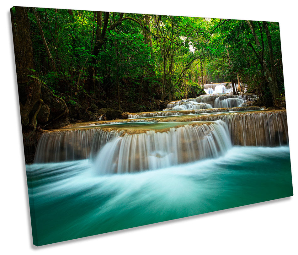 Thailand Forest River Waterfall