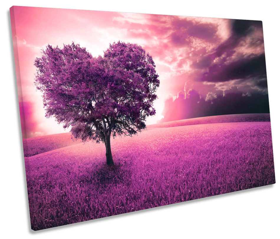 Love Heart Tree Pink