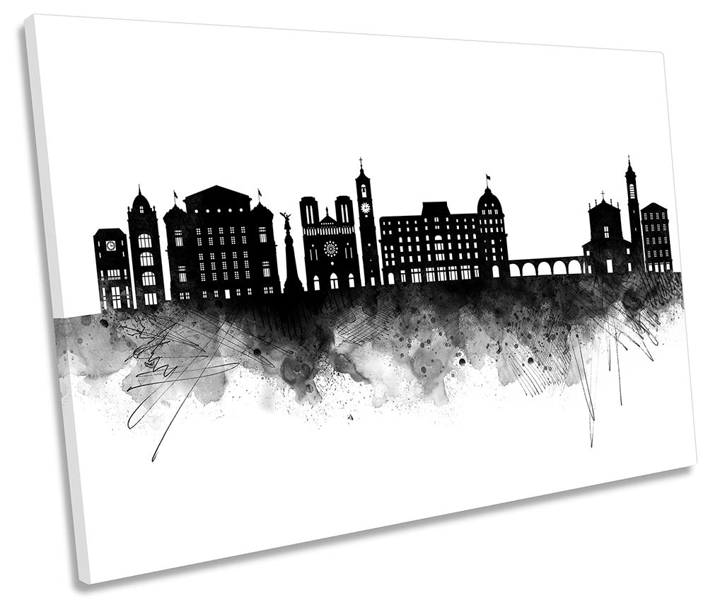 Nice Abstract City Skyline Black