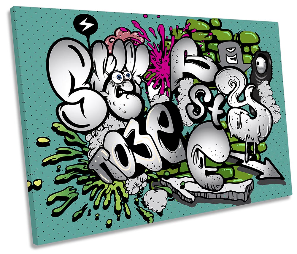 Graffiti Writing Tag Green