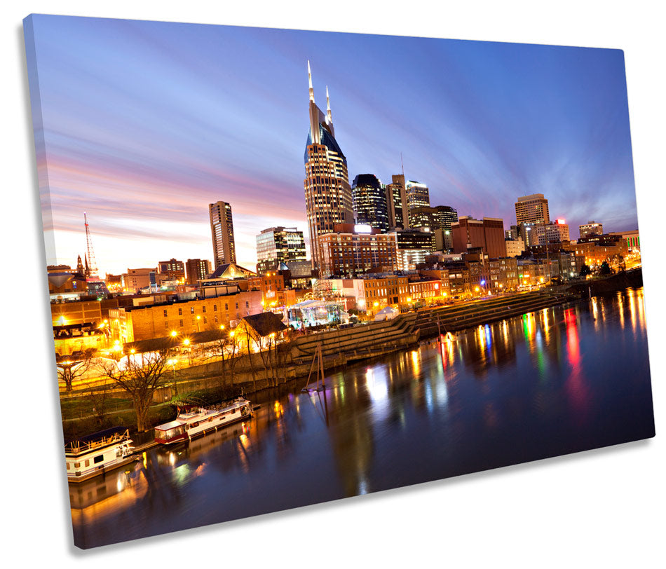 Nashville City Skyline Tennessee