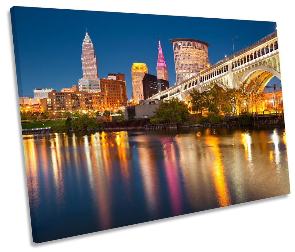 Cleveland City Skyline Ohio