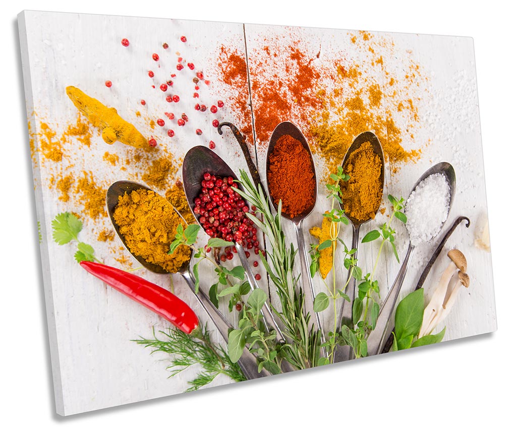 Kitchen Spoon Floral Spices