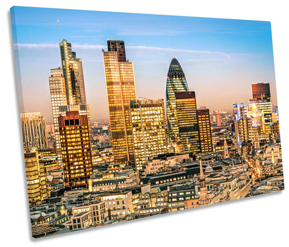 City of London Skyline Financial District