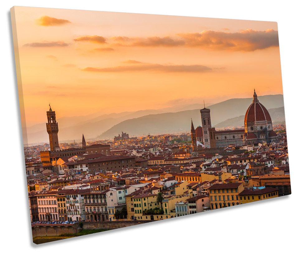 Florence Sunset City Skyline