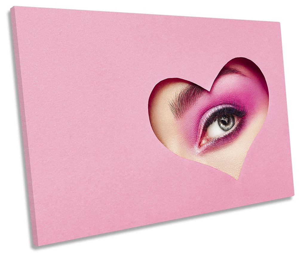 Eye Makeup Heart Beauty Pink