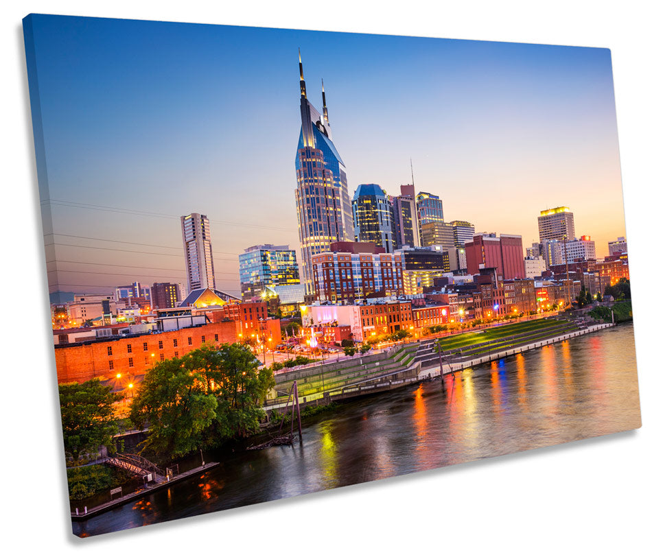 Nashville Tennessee City Skyline