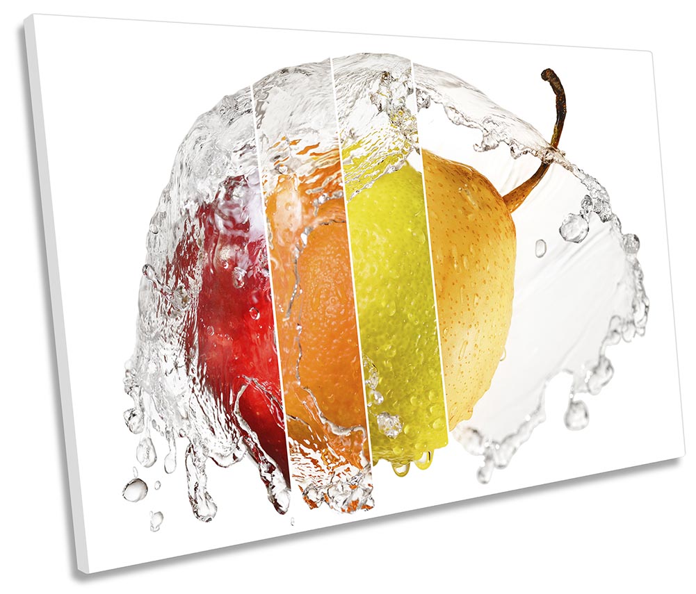 Striped Fruit Splash Kitchen Multi-Coloured