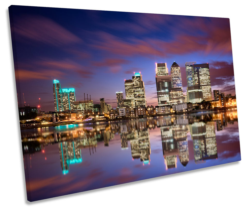 London Skyline Canary Wharf