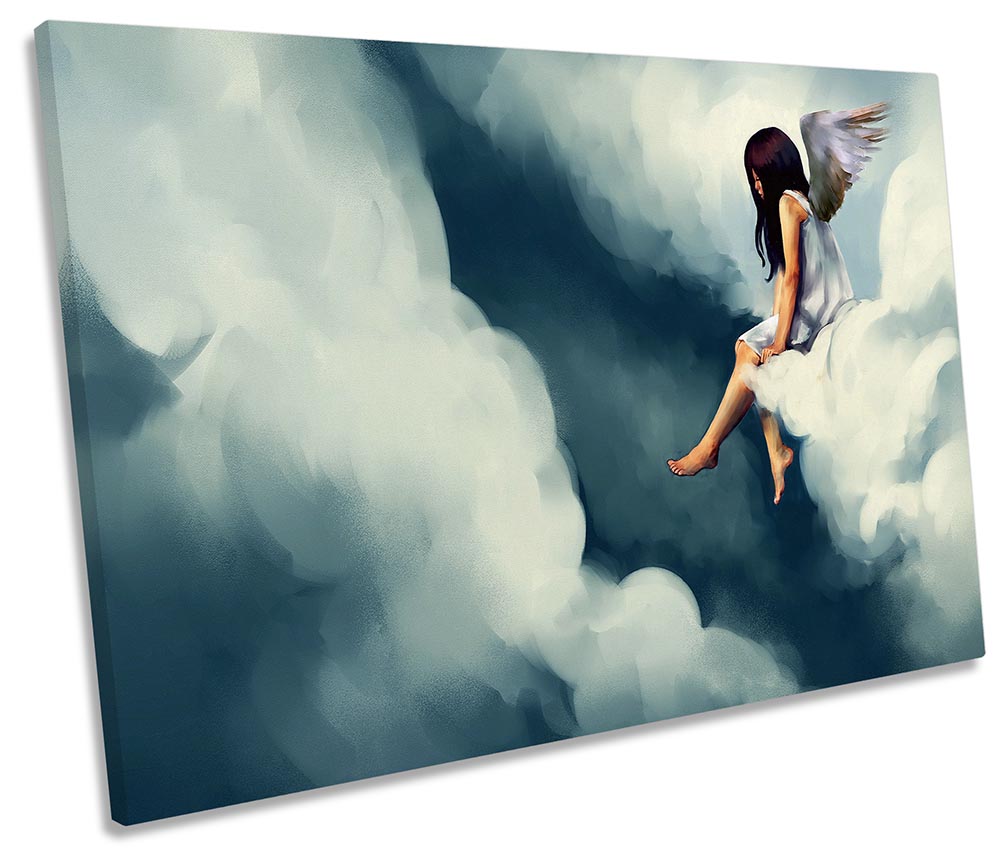 Angel Wings Cloud Heaven Blue