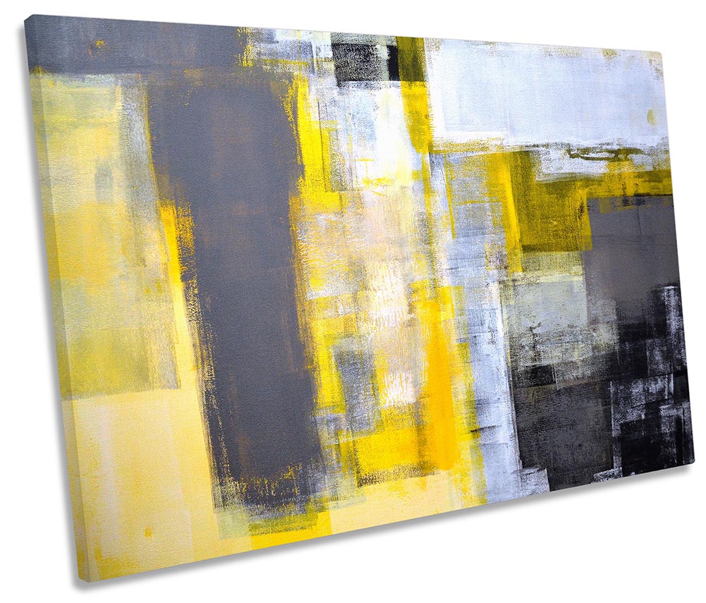 Abstract Yellow Grey Grunge