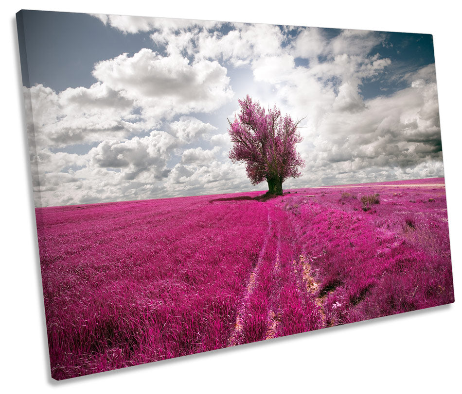 Purple Landscape Tree Floral