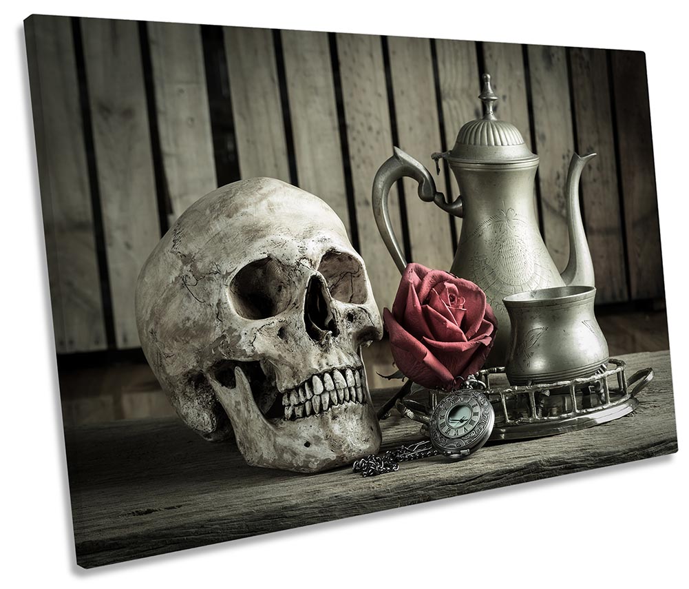 Skull Kitchen Still Life