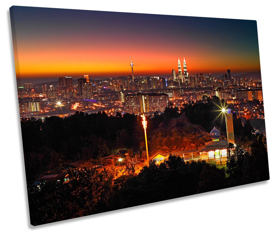 Kuala Lumpur Malaysia Skyline