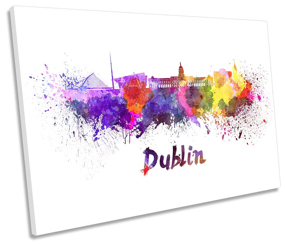 Dublin Watercolour Skyline