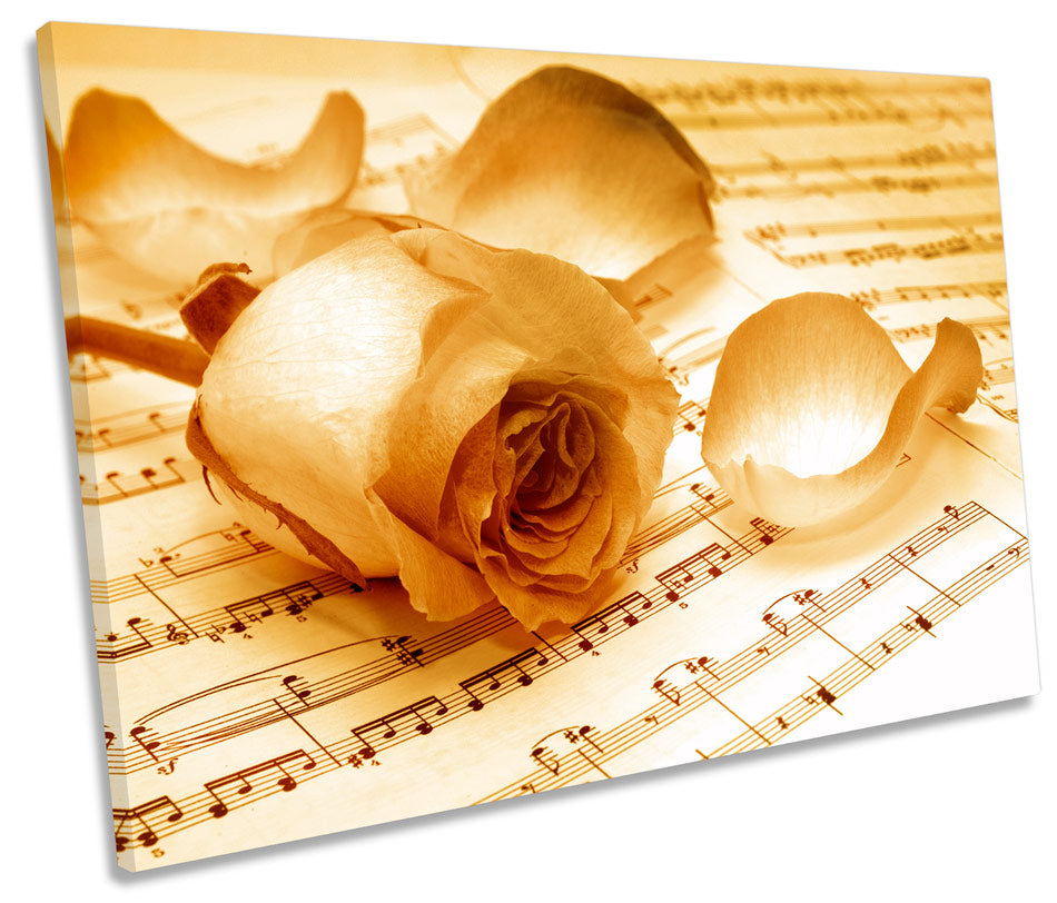 Rose Flower Music Sheet