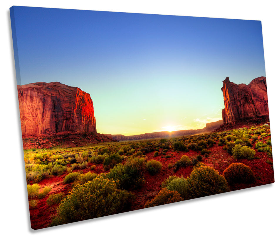 Monument Valley Sunset Landscape