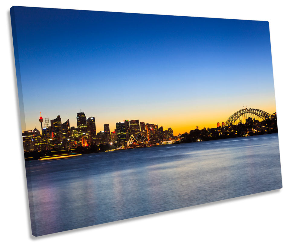 Sydney Skyline Australia City Sunset