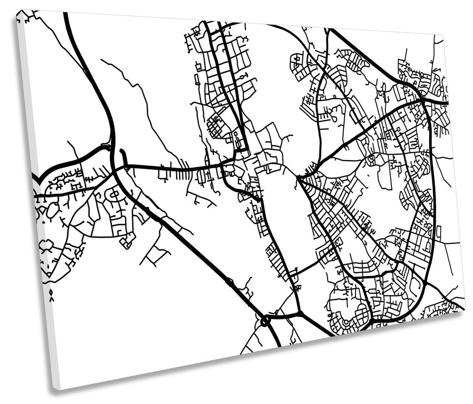 Oxford Map City Minimalistic Modern