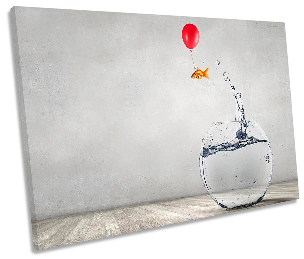 Goldfish Bowl Balloon Grey