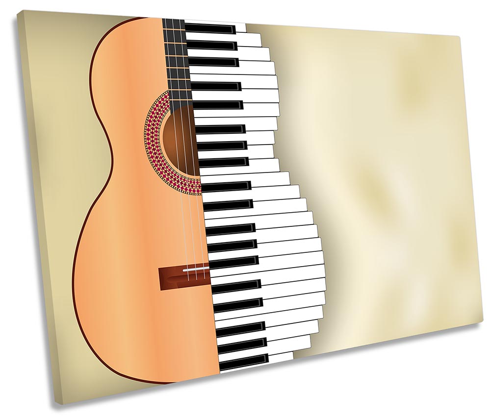 Guitar Piano Keys Music