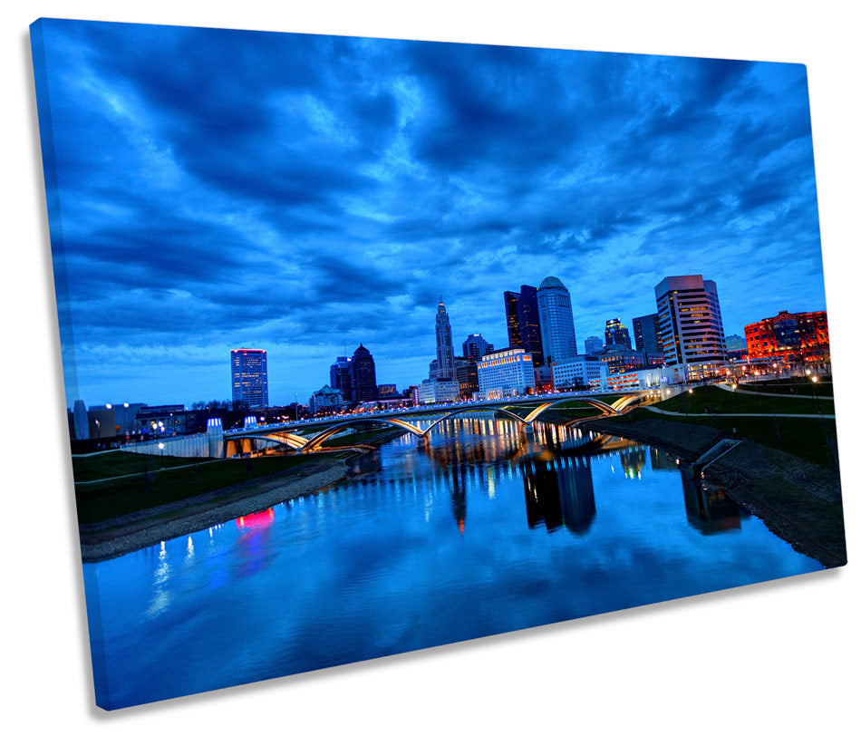 Columbus Ohio City Skyline