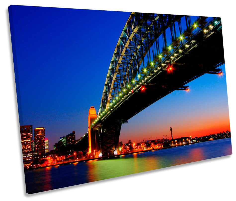 Sunset Sydney Harbour City Bridge