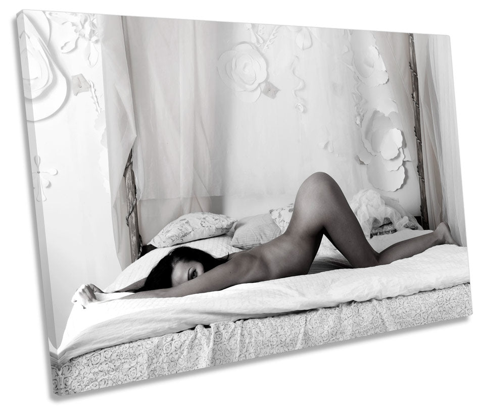 Erotic Nude Model Sexy Bed