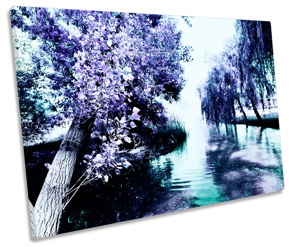 Purple Blossom Landscape Floral