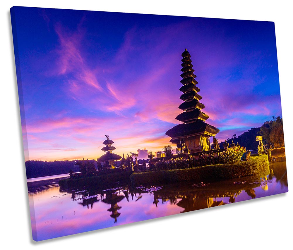 Ulun Danu Temple Bali Purple