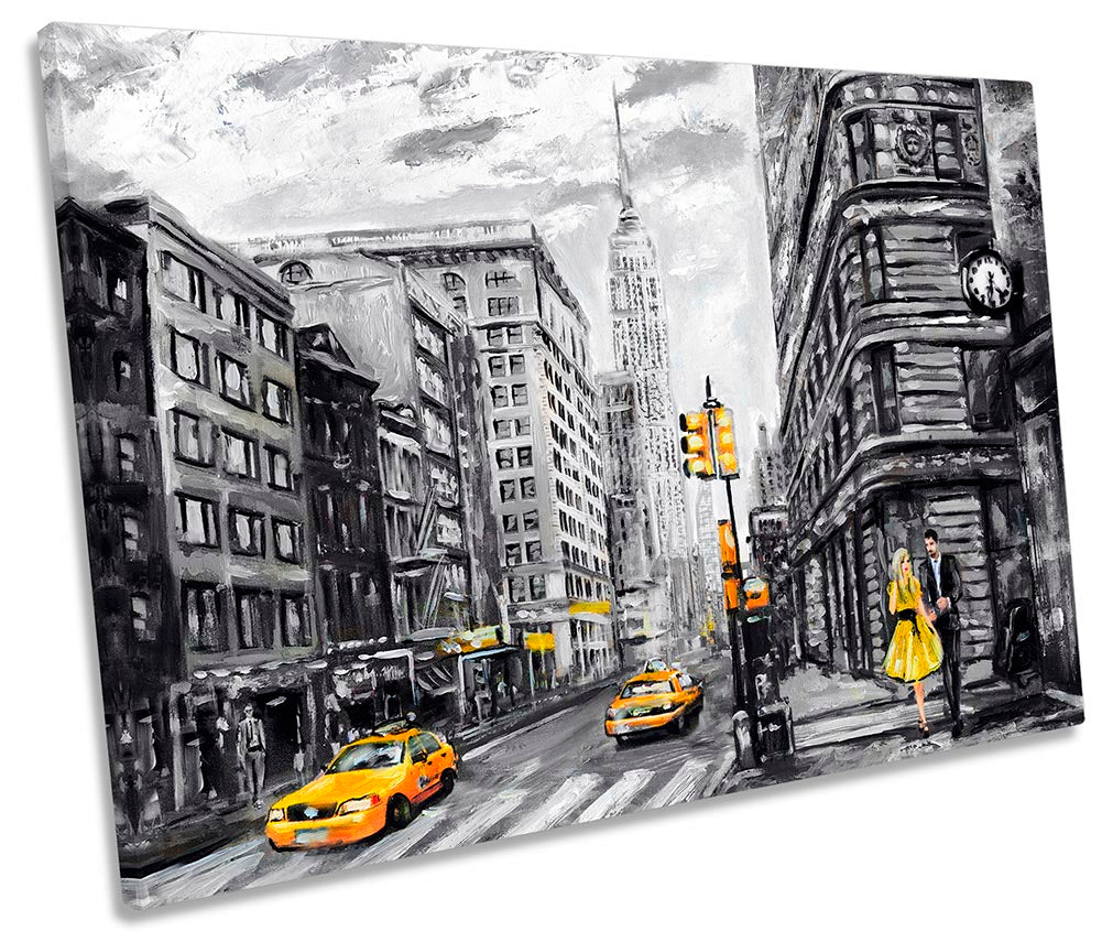 New York City Taxi Cabs Grey