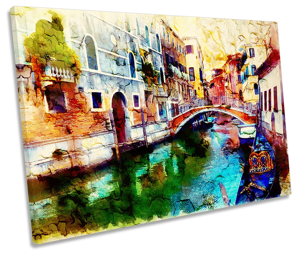 Venice Italy City Canal Multi-Coloured