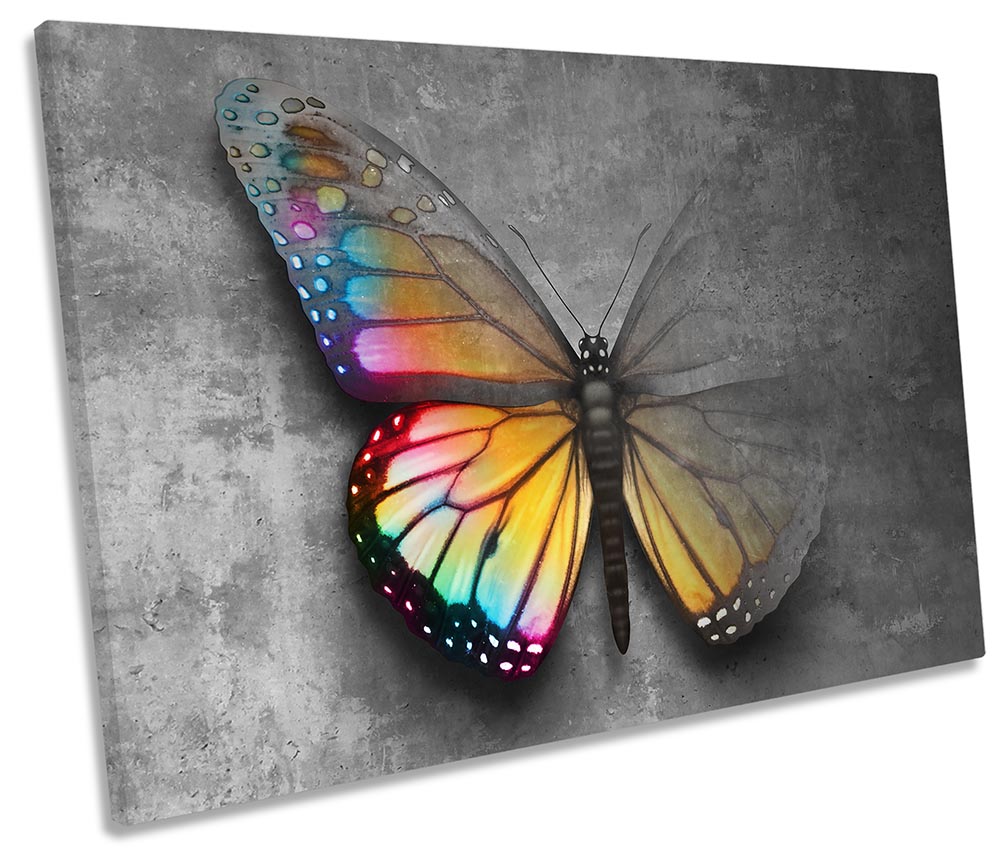 Abstract Butterfly Modern Grey