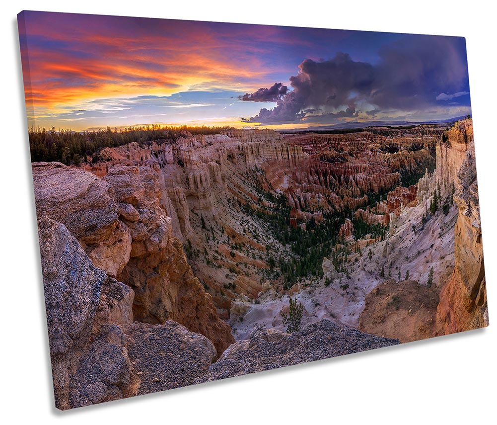 Bryce Canyon Landscape Sunset