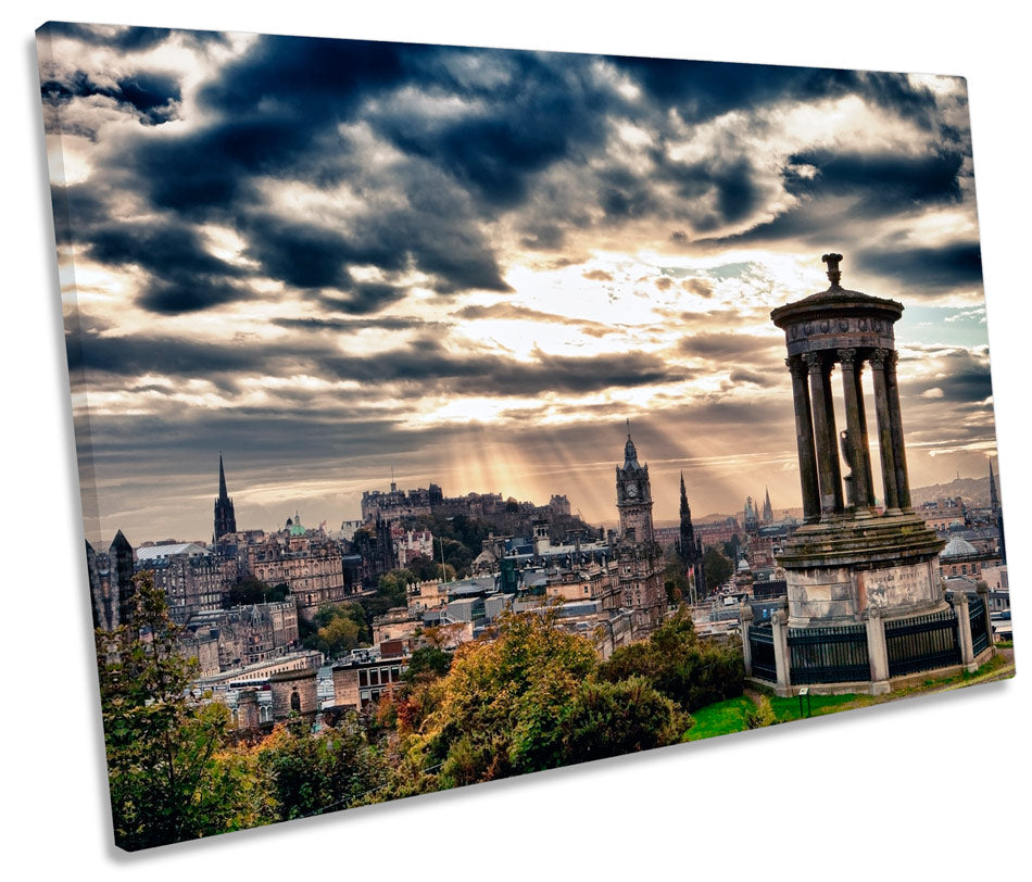 Calton Hill Edinburgh Skyline