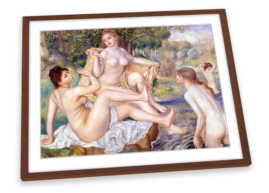 Pierre-Auguste Renoir The Large Bathers Framed