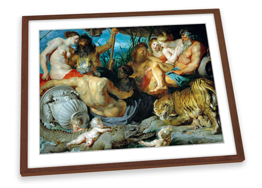 Rubens The Four Continents Framed