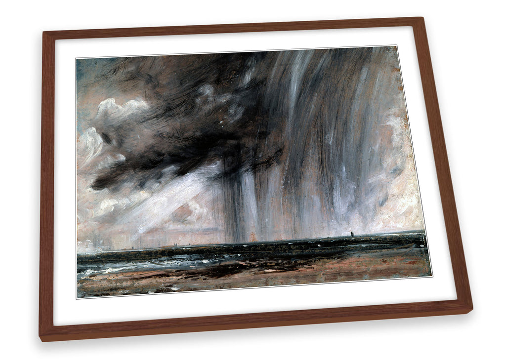 John Constable Seascape Study Rain Cloud Framed