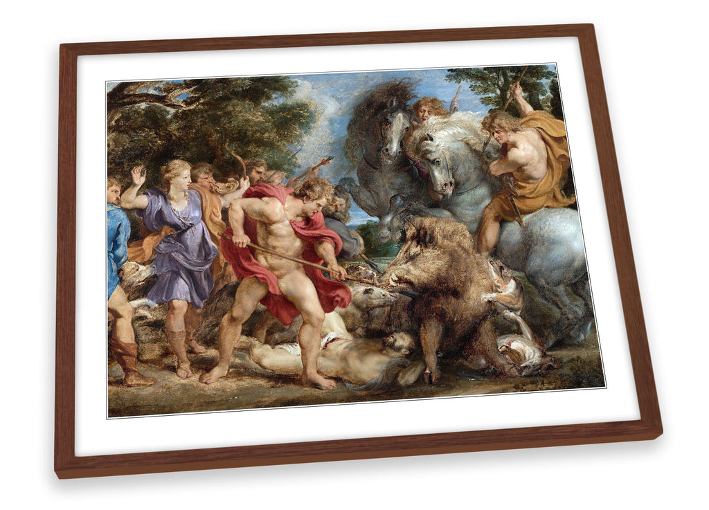 Rubens The Calydonian Boar Hunt Framed