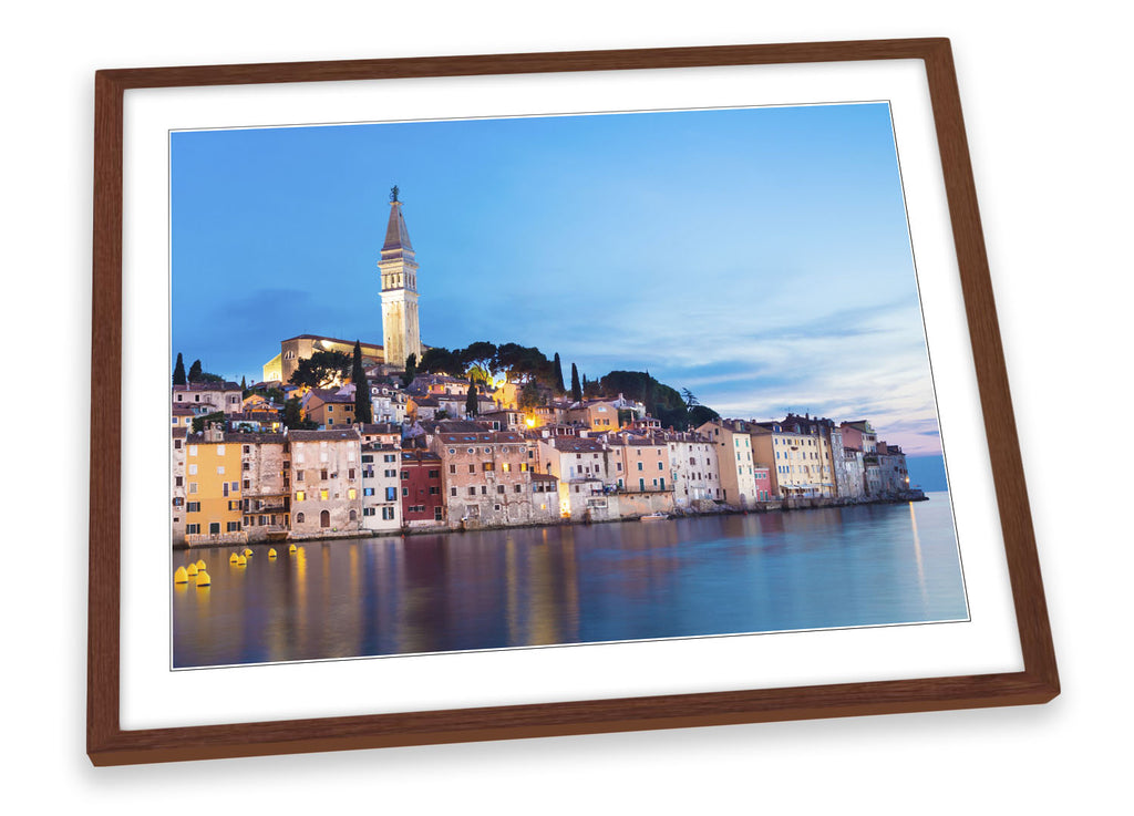 Rovinj Town Croatia Framed