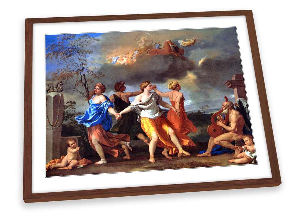 Nicolas Poussin A Dance Music Of Time Framed
